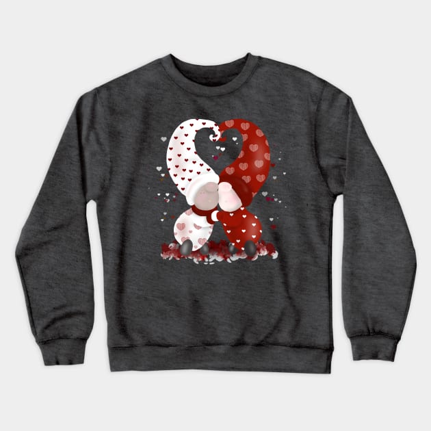 Valentine Gnome Crewneck Sweatshirt by Fickle and Fancy